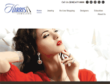 Tablet Screenshot of harrisjewelers.com